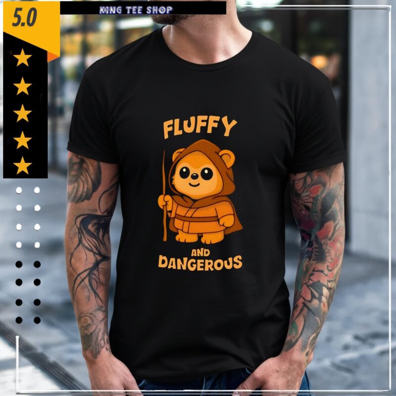 Ewok Star Wars Fluffy and dangerous cartoon_Classic Men's T-Shirt