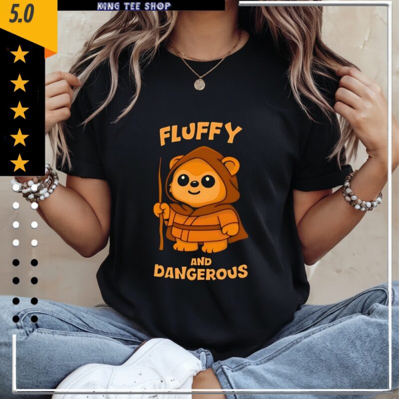 Ewok Star Wars Fluffy and dangerous cartoon_Classic Women's T-Shirt