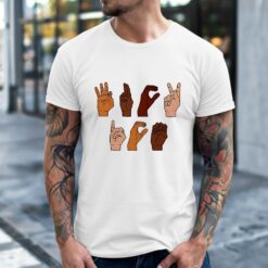 Fuck ICE Hand Sign Language Sarcastic Shirt