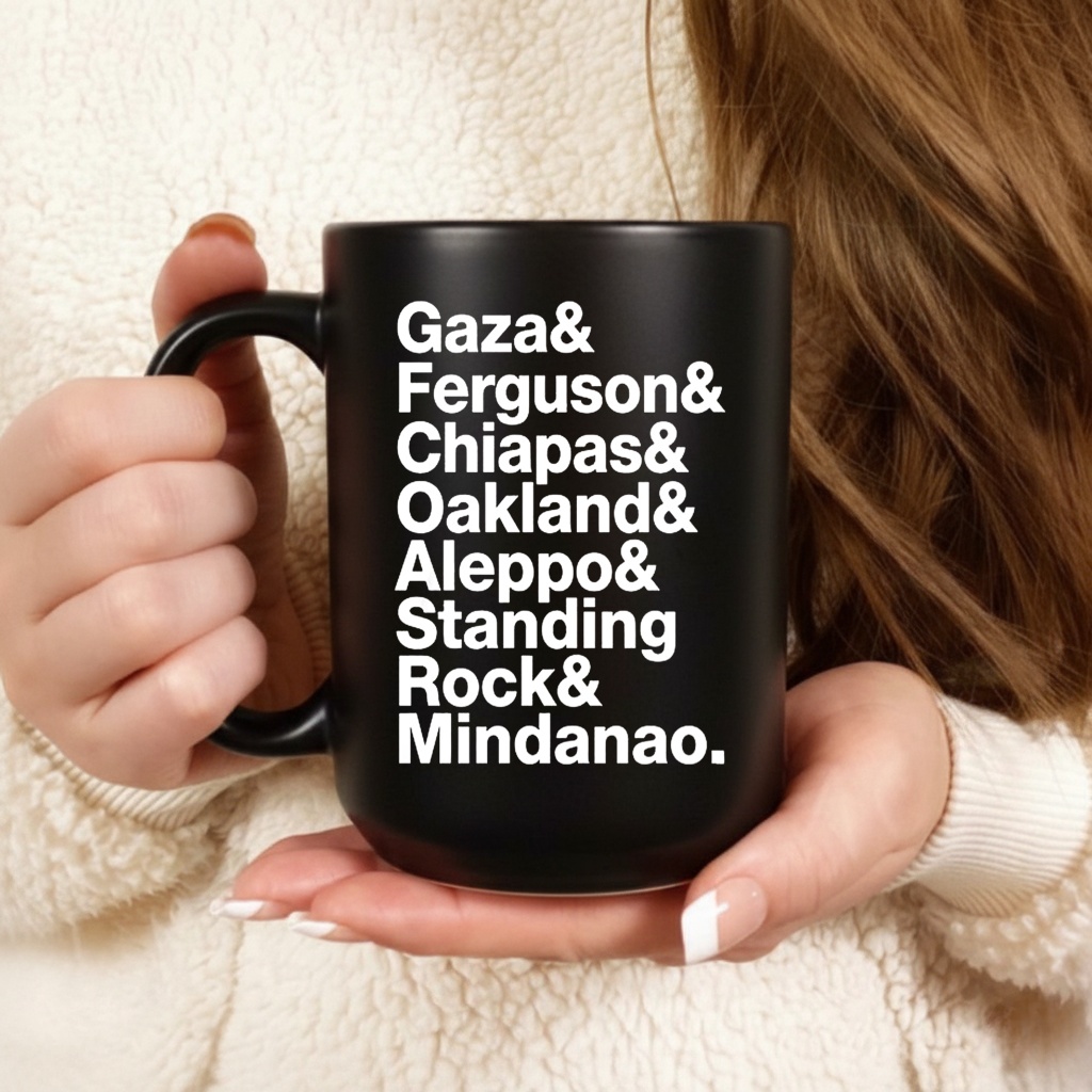 Gaza Ferguson Chiapas Oakland Aleppo Standing Rock and Mindanao shirt