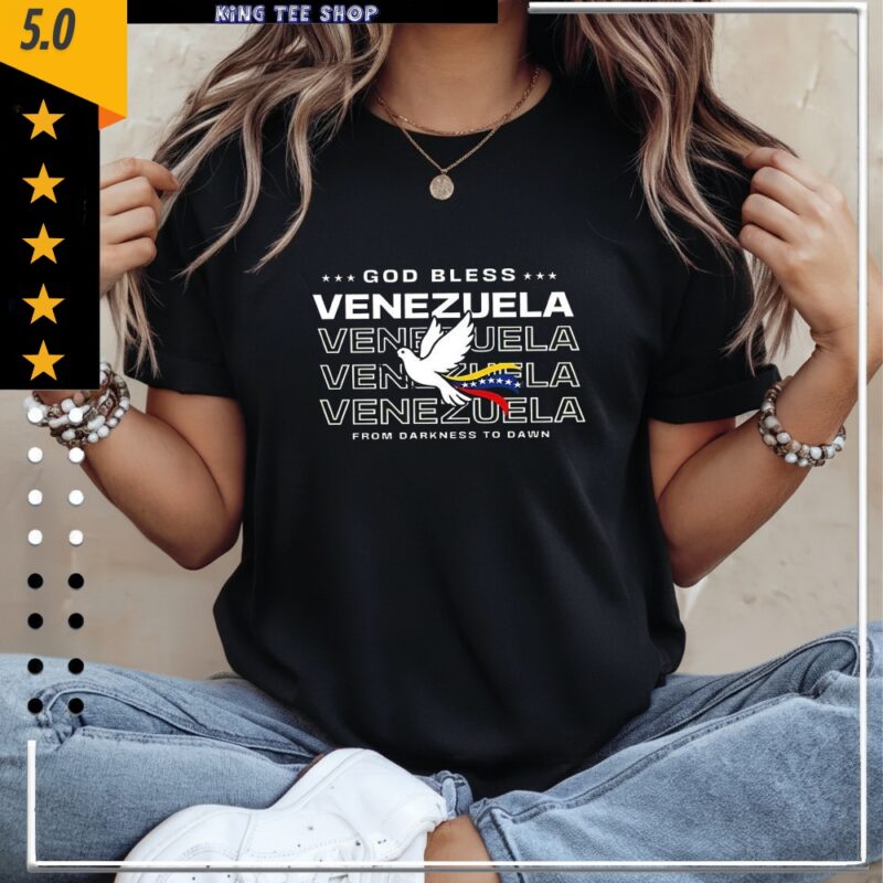 God bless venezuela from darkness to dawn dove_Classic Women's T-Shirt