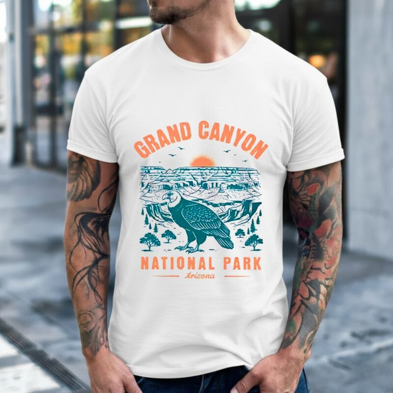 Grand canyon national park Arizona vulture classic_Classic Men's T-Shirt