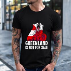 Greenland Not For Sale for Greenlanders Flag Bear Shirt