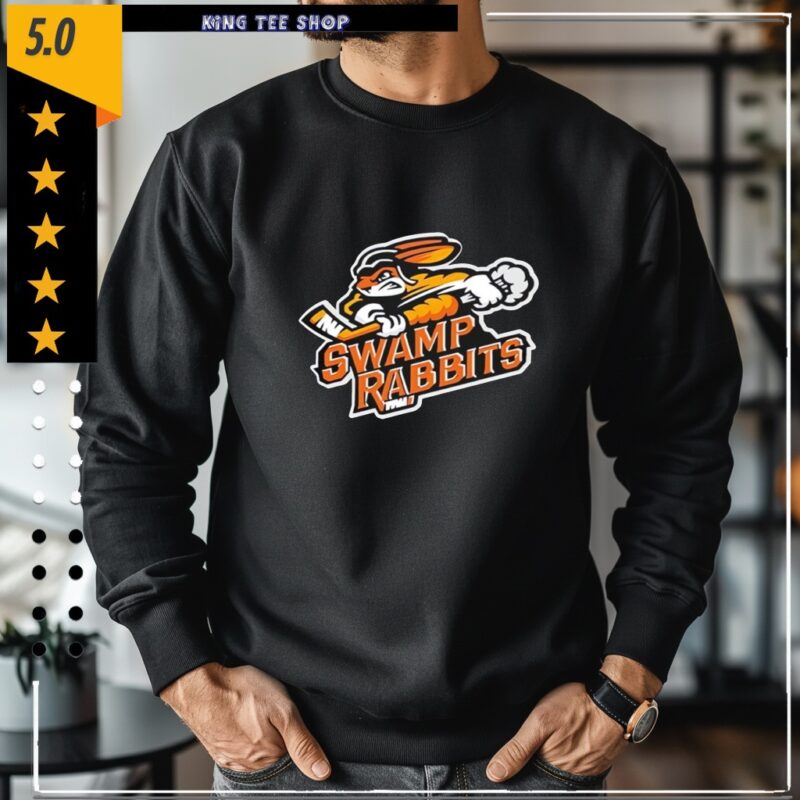 Greenville Swamp Rabbits logo_Crewneck Sweatshirt