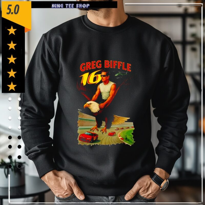 Greg Biffle Retro Art_Crewneck Sweatshirt