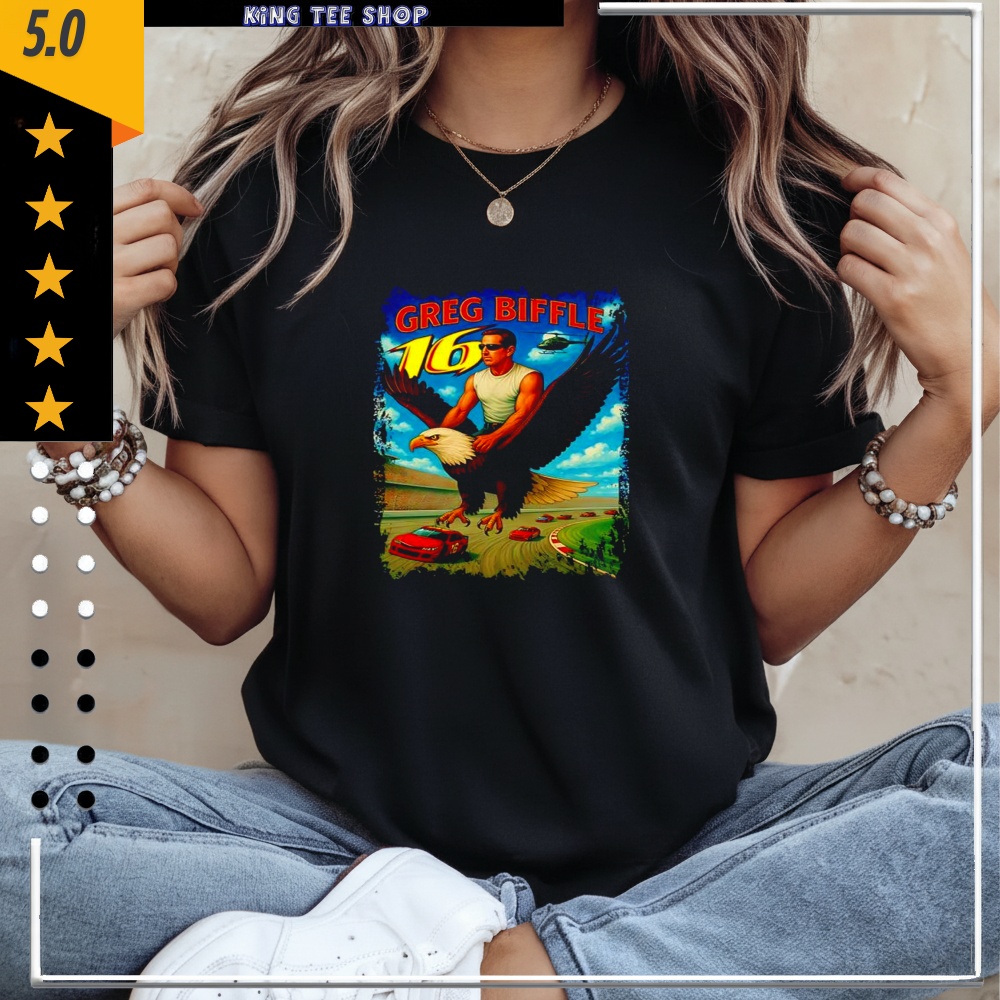 Greg Biffle Number 16 Freedom 500 Eagle Tribute Shirt