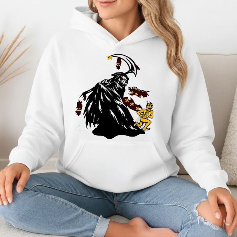 Grim Reaper Destroy Detroit 2025 Playoff_Hoodie