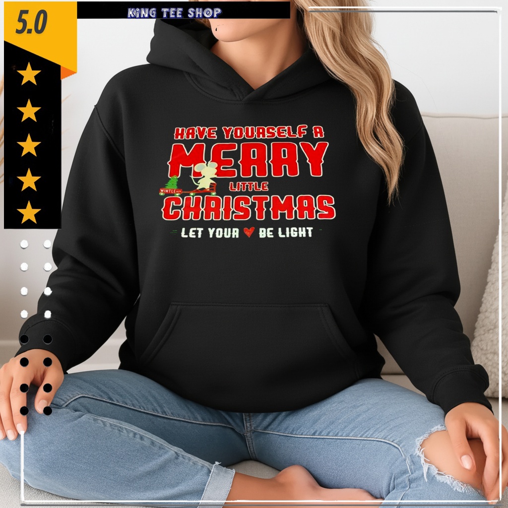 Have yourself a merry little Christmas let your heart be light mouse shirt