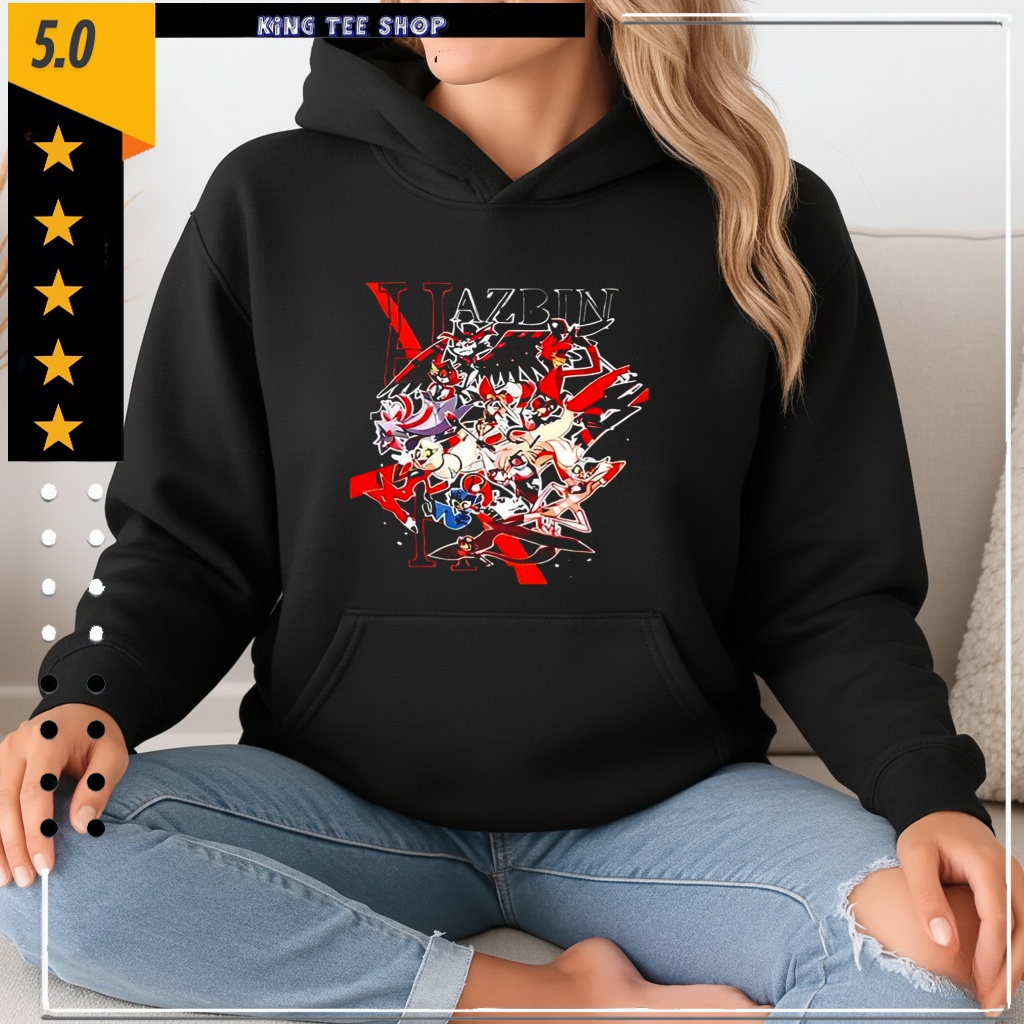 Hazbin Hotel cartoon character poster shirt