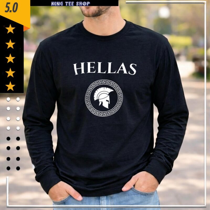 Hellas Spartan logo_Longsleeve Tee
