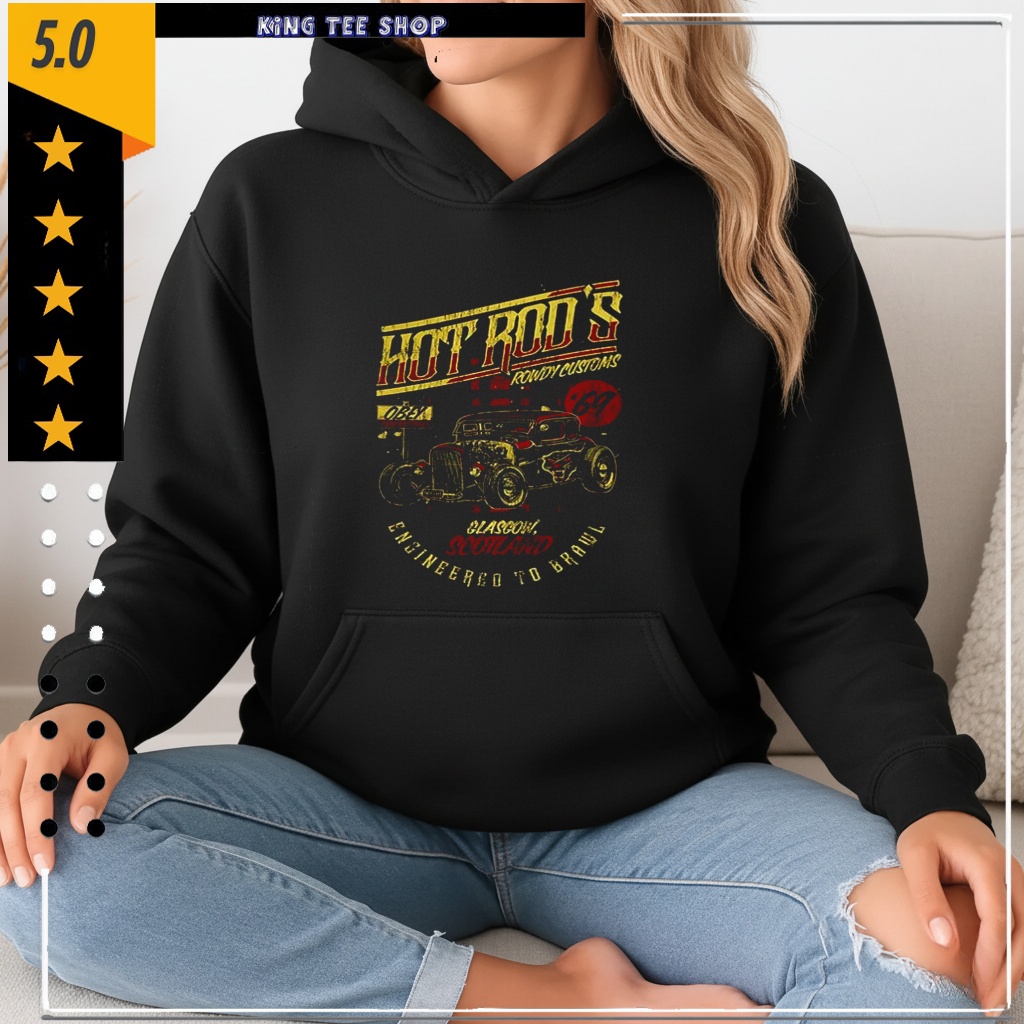 Hot Rod Rowdy Customs glasgow scotland shirt