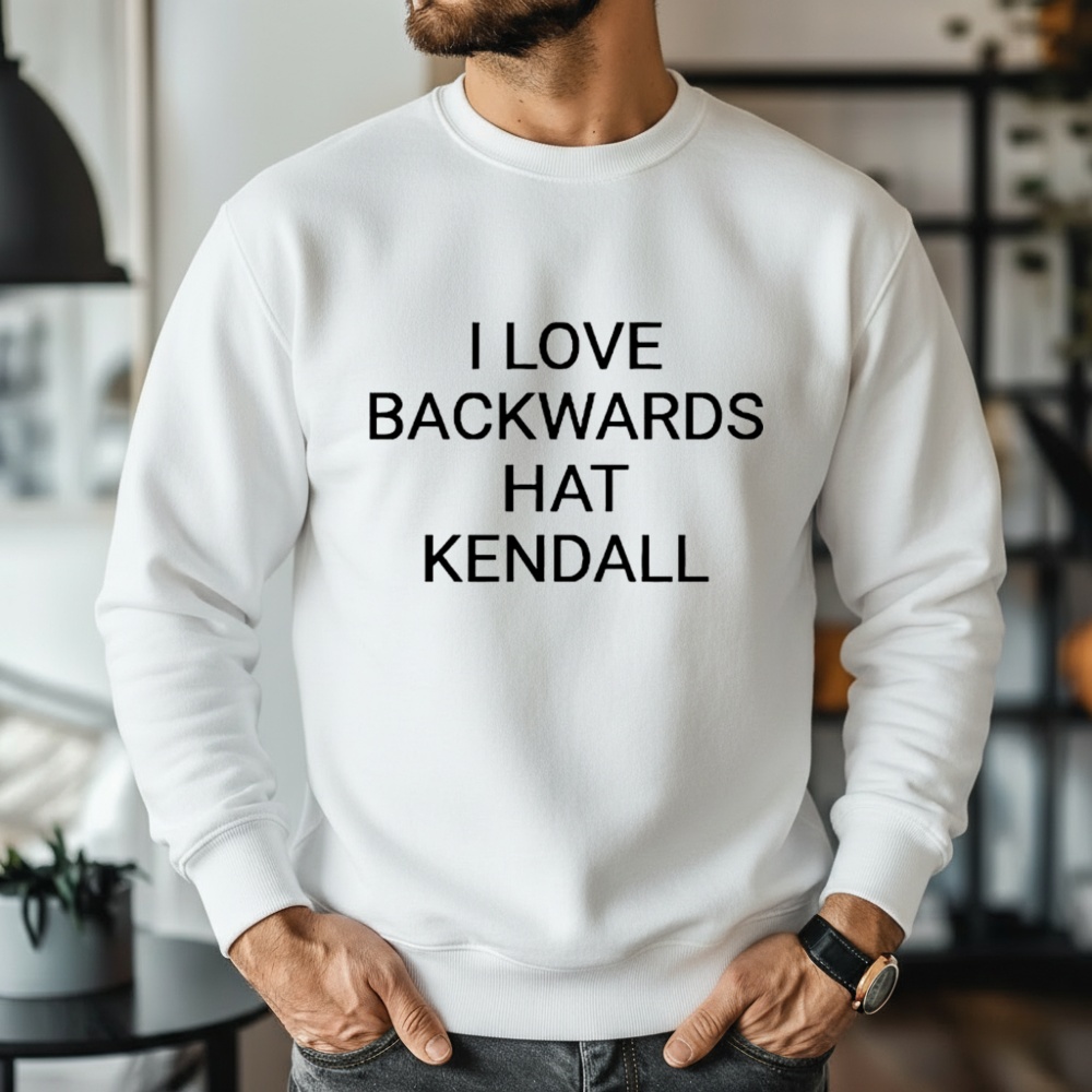 I Love Backwards Hat Kendall shirt