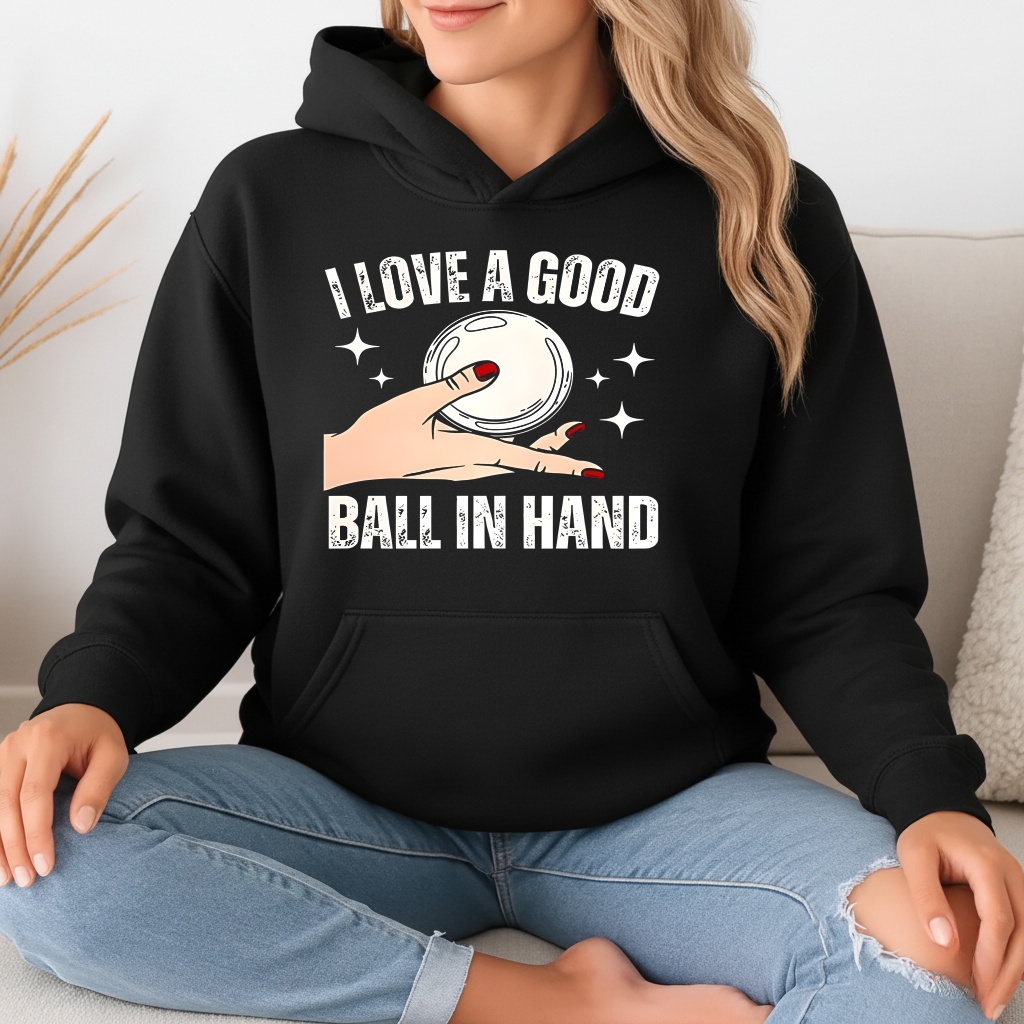 I love a good ball in hand meme glass bridge T-shirt