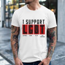 I Support LGBT Latinas Guns Beer Tax Evasion Shirt