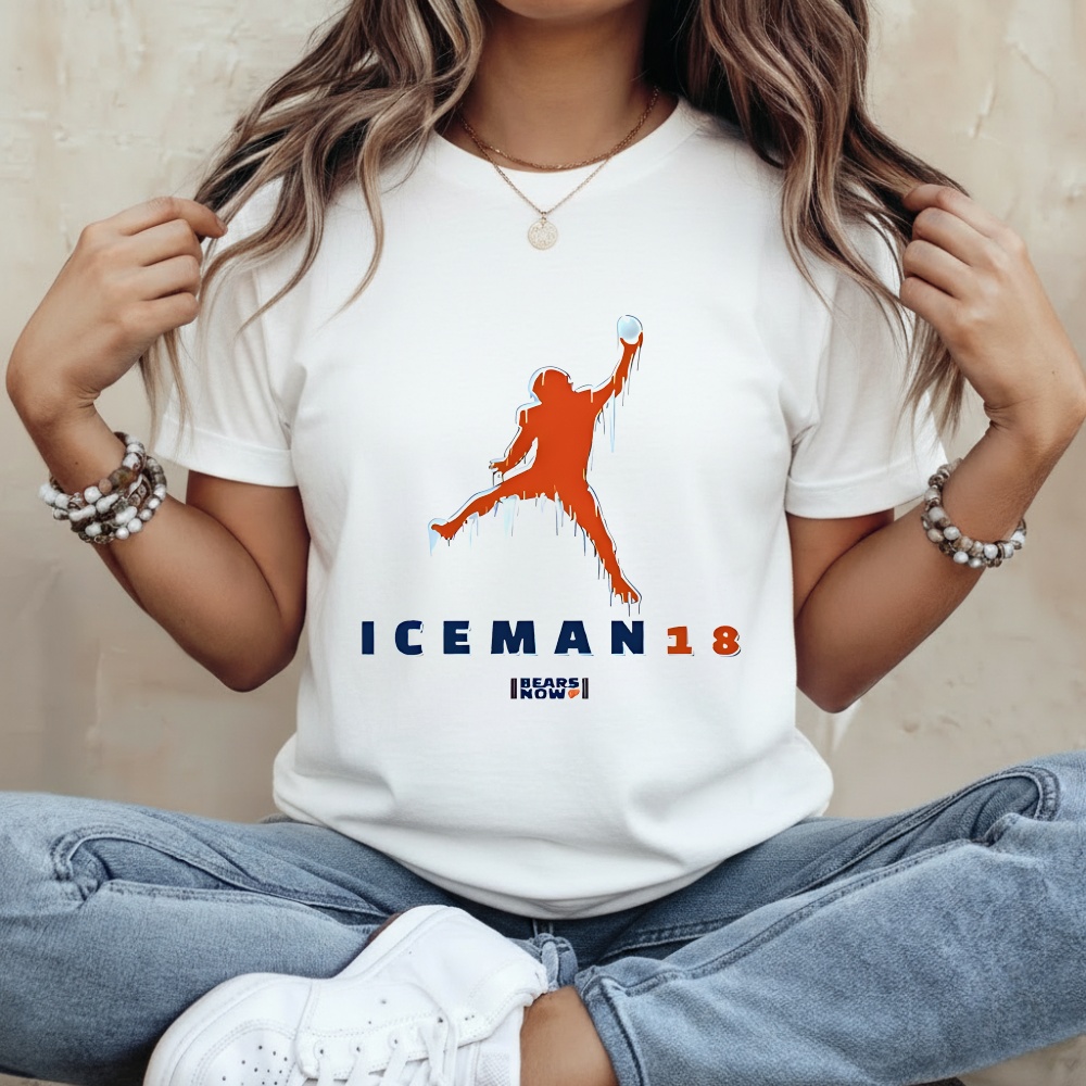 Iceman Caleb Williams 18 Chicago Bears Shirt