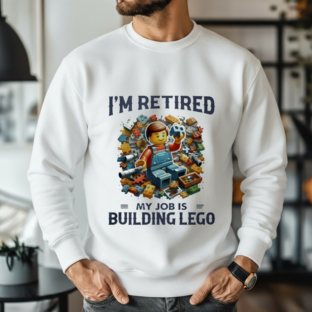 I’m Retired My Job Is Building Lego Shirt