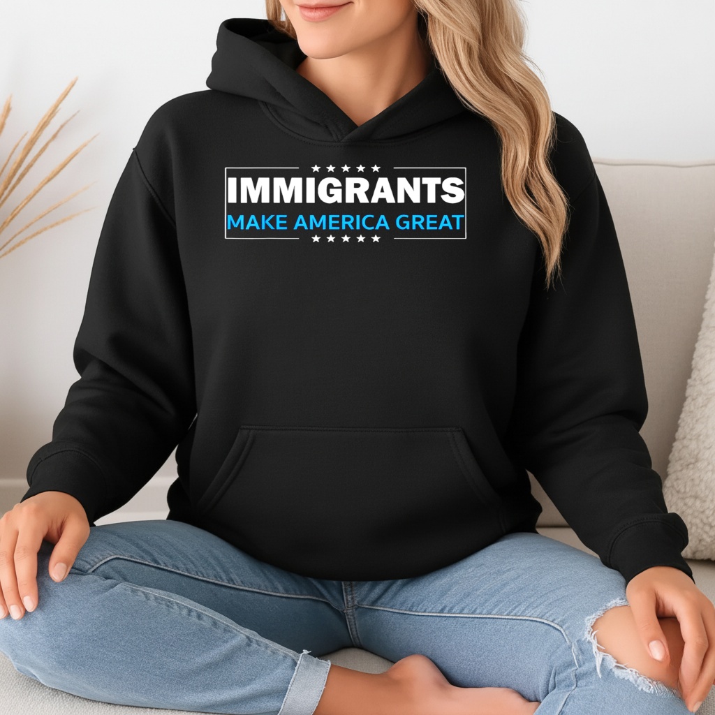 Immigrants Make America Great Political Graphic Shirt