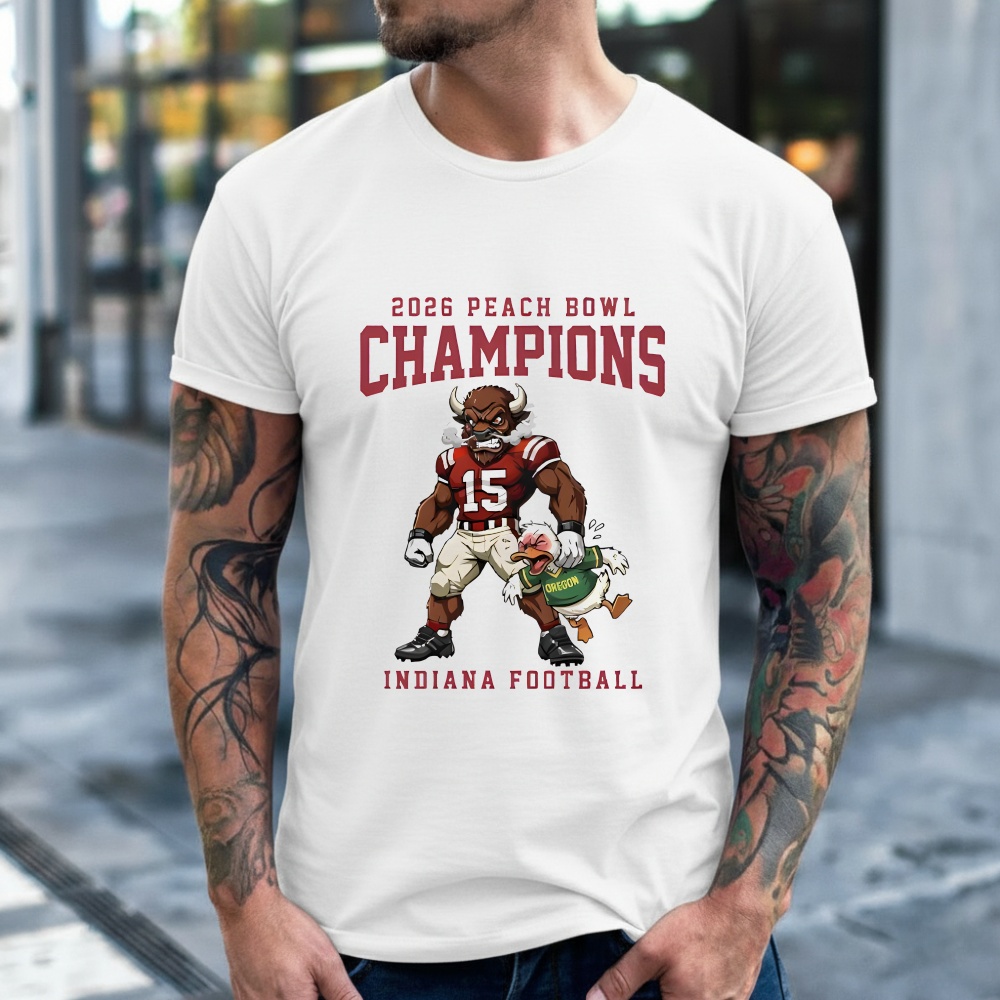 Indiana Football 2026 Peach Bowl Champions Shirt