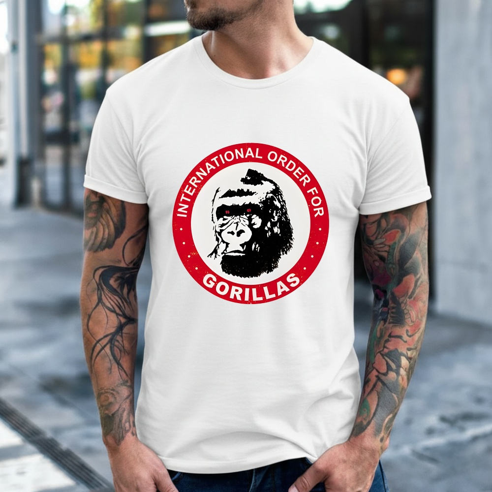 International order for Gorillas logo shirt