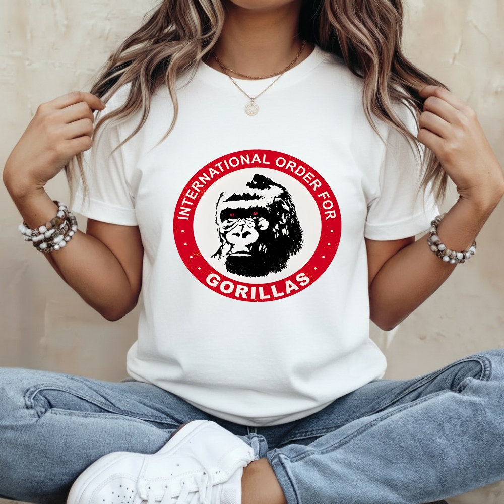 International order for Gorillas logo shirt