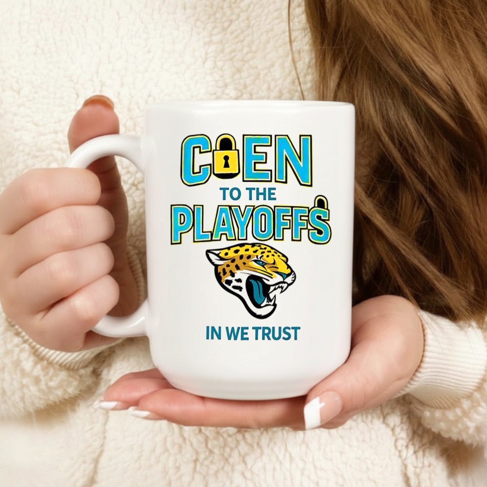 Jacksonville Jaguars coen to the playoffs in we trust shirt