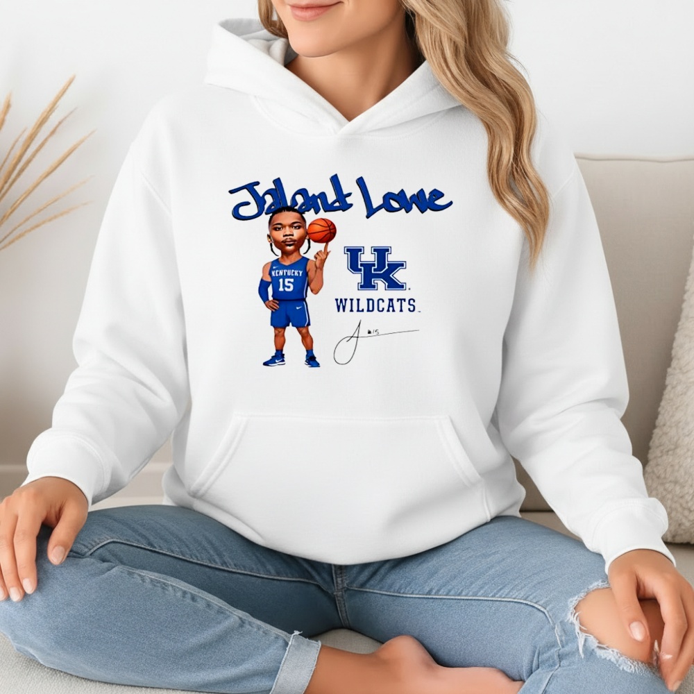 Jaland Lowe Kentucky Wildcats basketball number 15 caricature signature shirt