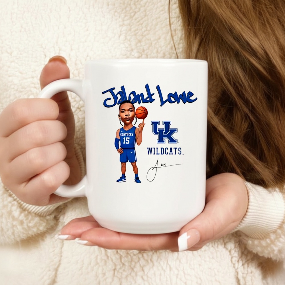 Jaland Lowe Kentucky Wildcats basketball number 15 caricature signature shirt