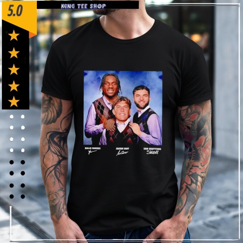 Jaxson Dart Cam Skattebo Malik Nabers Football New York StepBrothers_Classic Men's T-Shirt