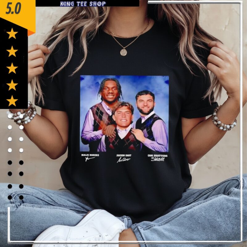 Jaxson Dart Cam Skattebo Malik Nabers Football New York StepBrothers_Classic Women's T-Shirt