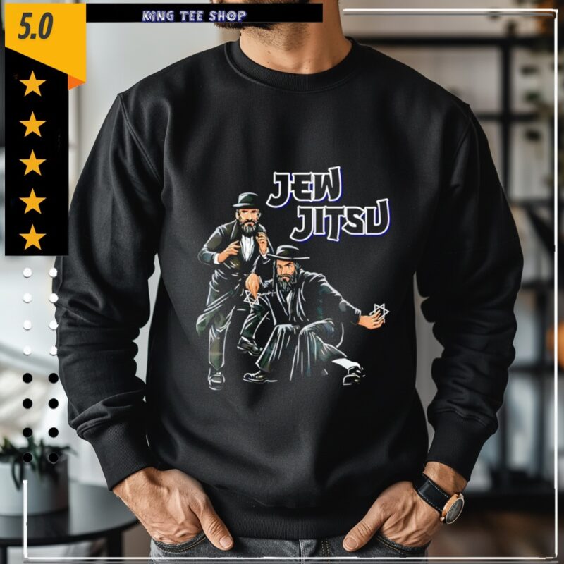 Jew Jitsu Rabbi Horah Dance_Crewneck Sweatshirt