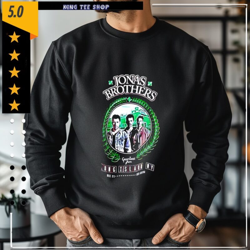 Jonas Brothers Long Island NY poster_Crewneck Sweatshirt