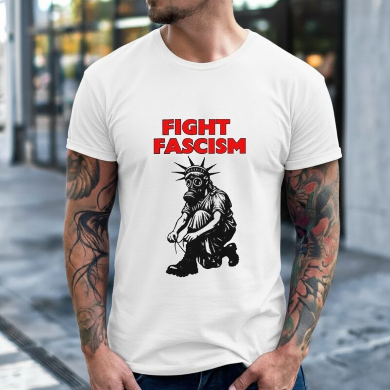 Liberty not fascism fight fascism abolish ICE_Classic Men's T-Shirt