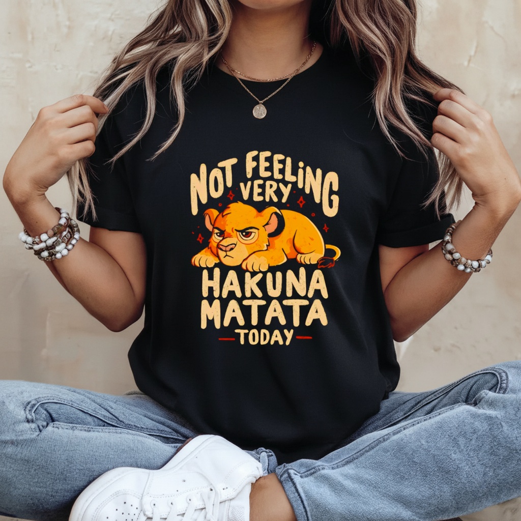 Lion Not Feeling Very Hakuna Matata Today shirt