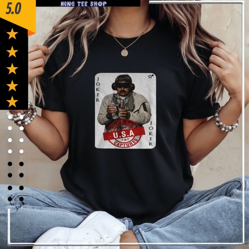 Maduro Captured 2026 Joker Card Venezuela Libre Captured_Classic Women's T-Shirt