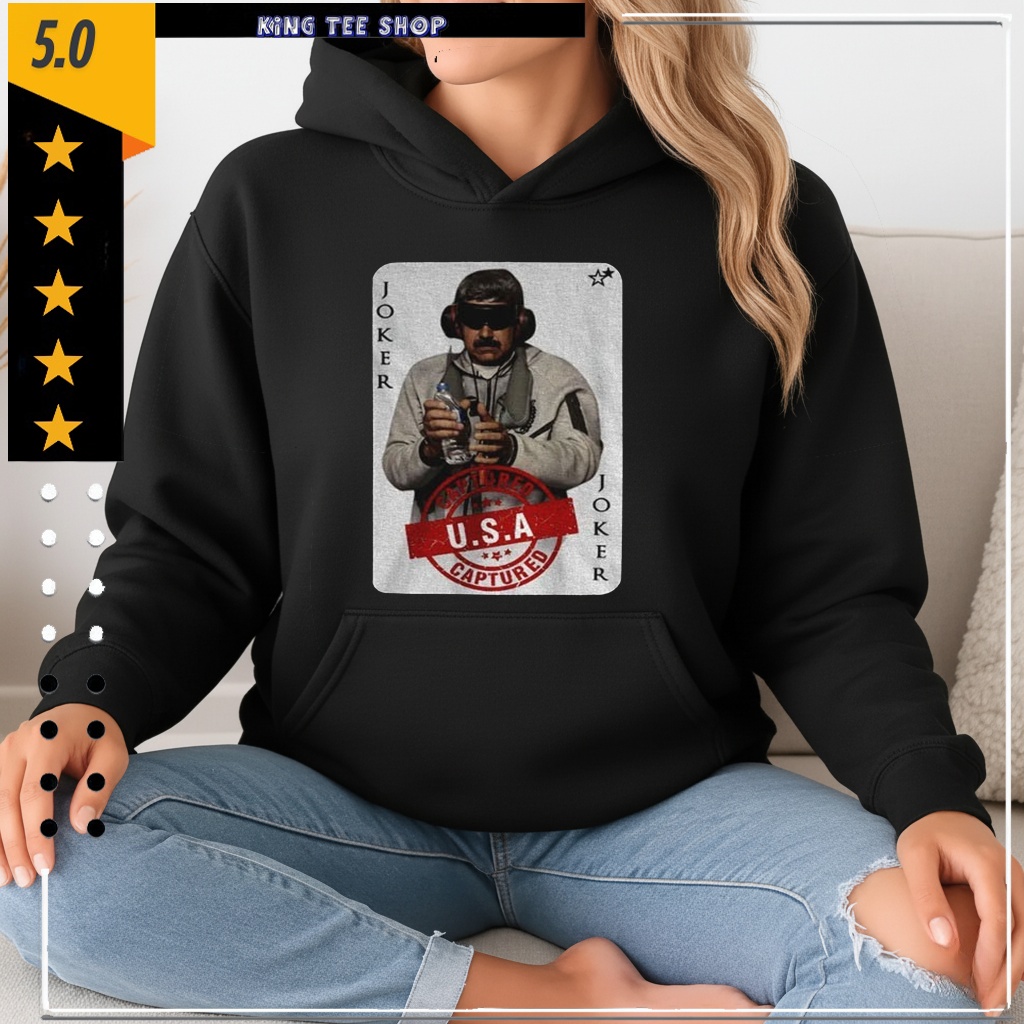 Maduro Captured 2026 Joker Card Venezuela Libre Captured shirt