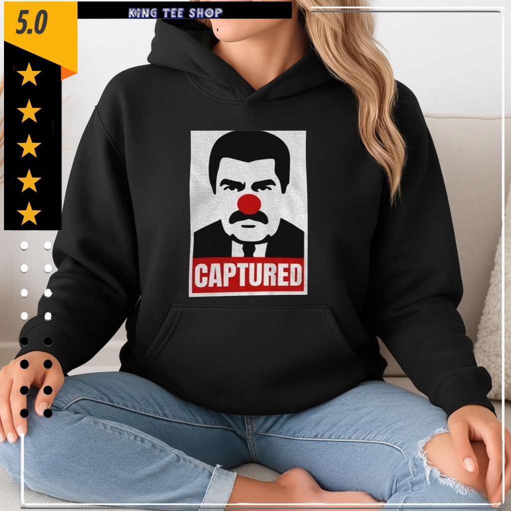 Maduro Clown Captured Poster Style Portrait Fuck Maduro shirt