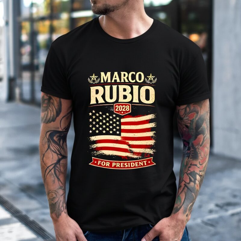 Marco Rubio President 2028 Rubio 2028 Retro Election Vintage_T-Shirt