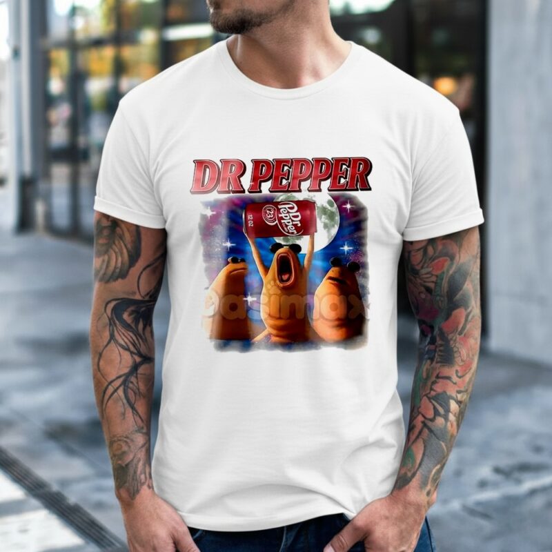 Marcus The Worm lift Dr Pepper meme Internet_Classic Men's T-Shirt