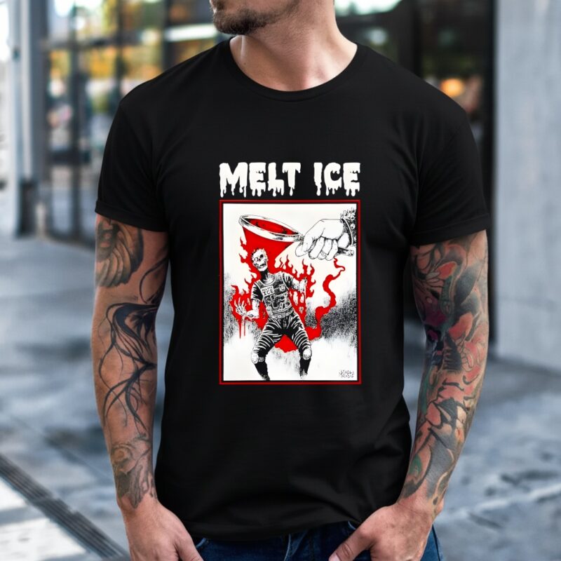 Melt Ice Poleice Ice_T-Shirt