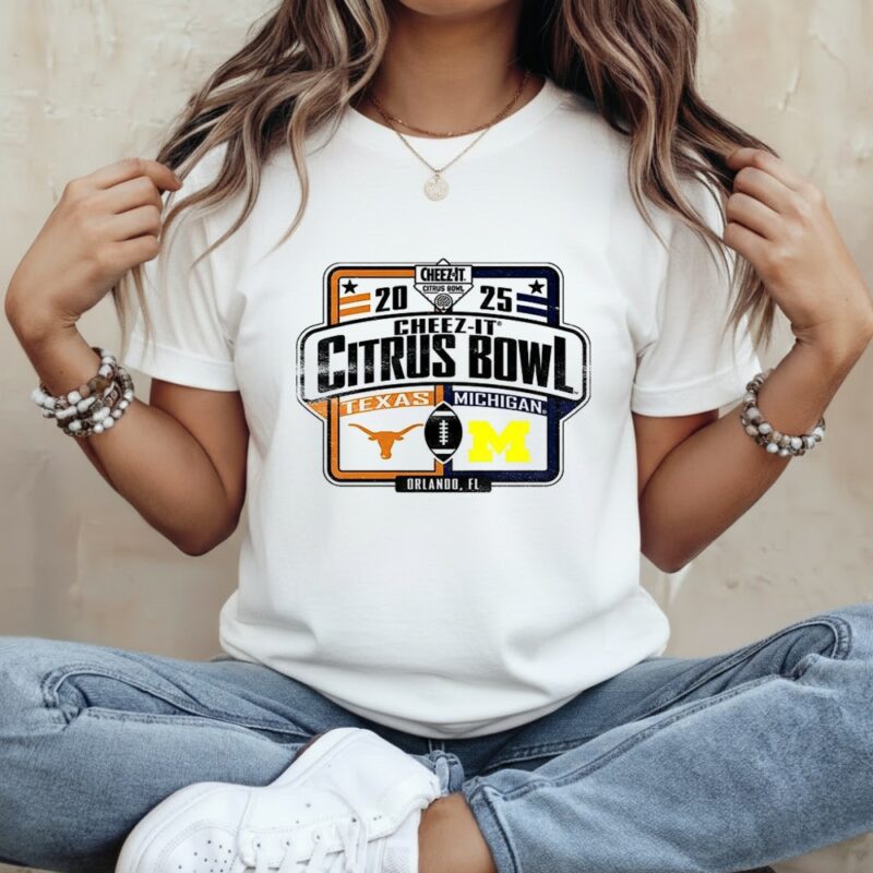 Michigan Wolverines vs. Texas Longhorns 2025 Cheez-It Citrus Bowl_Classic Women's T-Shirt