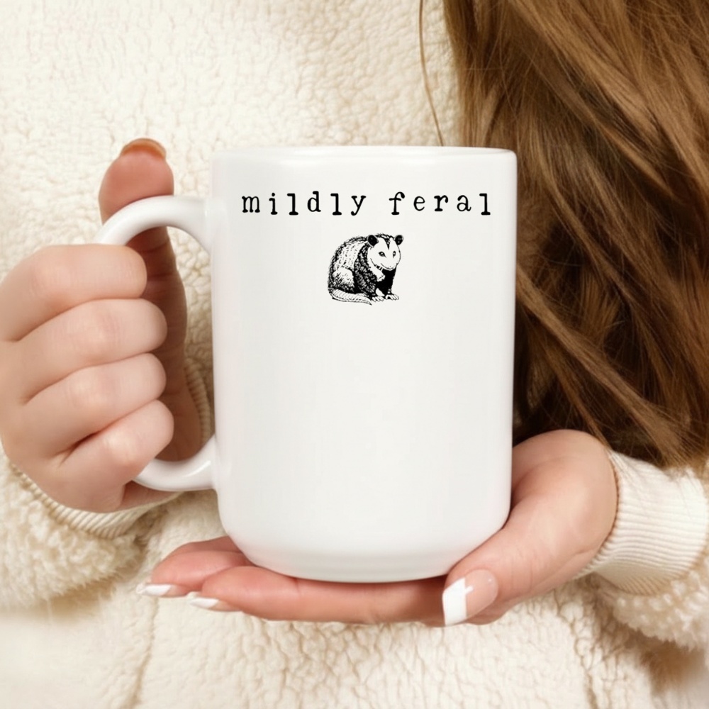 Mildly Feral Funny Possum Shirt