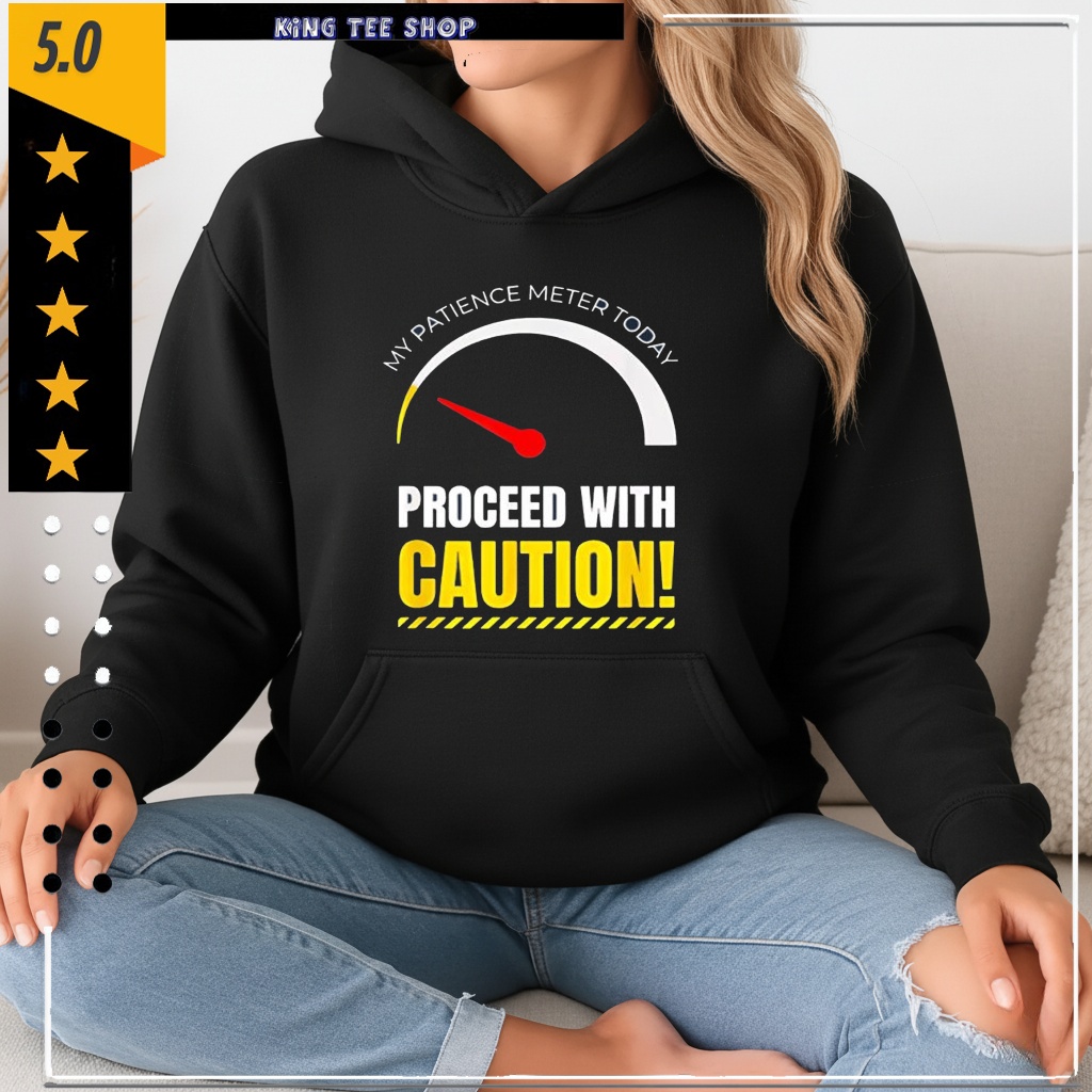 My Patience Meter Today Men Women Not in The Mood shirt