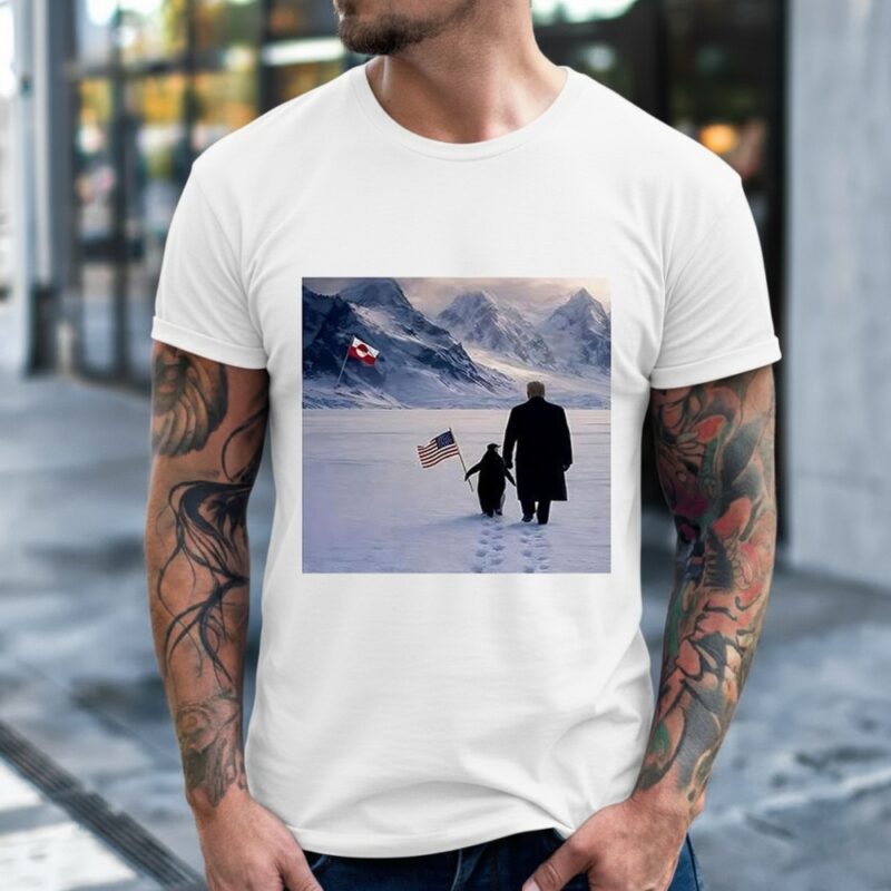 Nihilist Penguin and Trump flag_Classic Men's T-Shirt