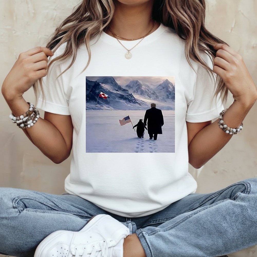 Nihilist Penguin and Trump Flag Shirt
