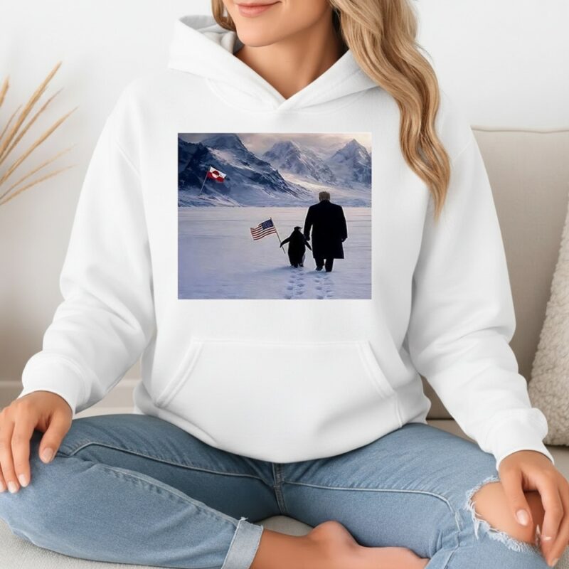 Nihilist Penguin and Trump flag_Hoodie