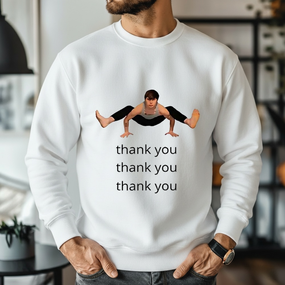 Noah Huels Thank You Ironic Meme Shirt