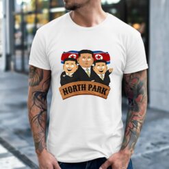 North Park Kim Jong-un caricature flag T-shirt