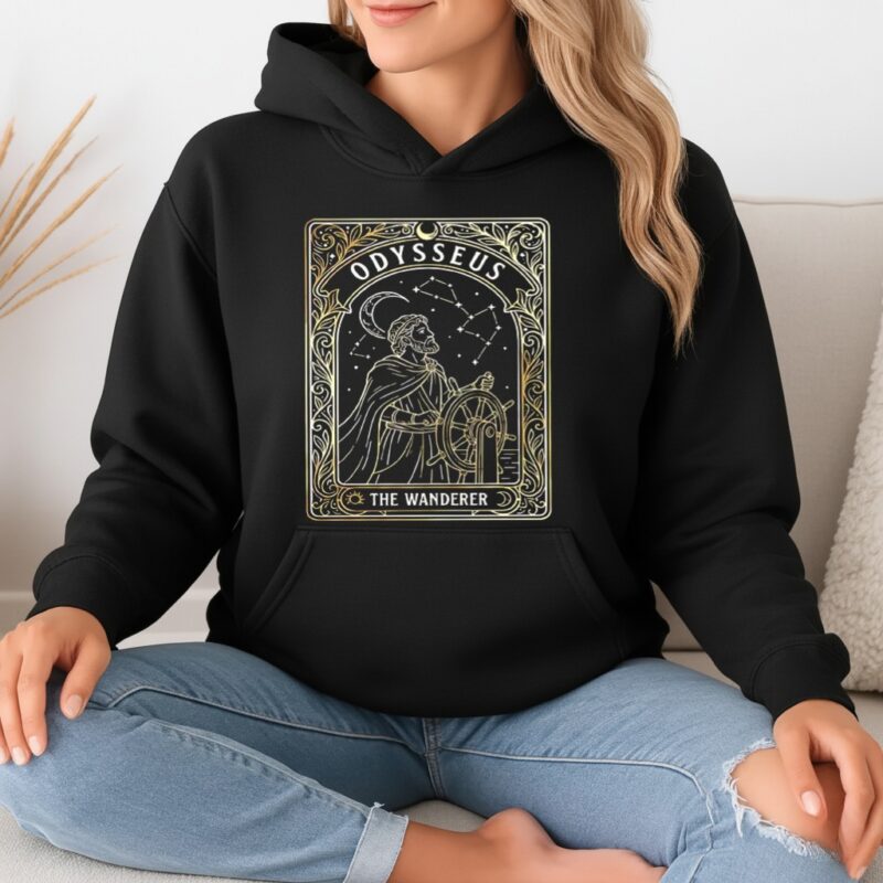 Odyssey the wanderer Tarot card Greek mythology_Hoodie