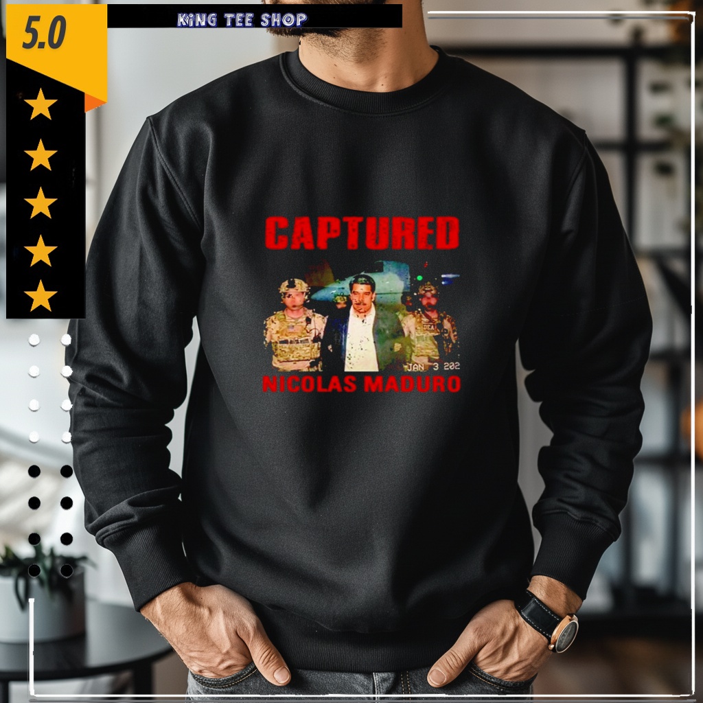 Official Captured Nicolas Maduro Free Venezuela shirt