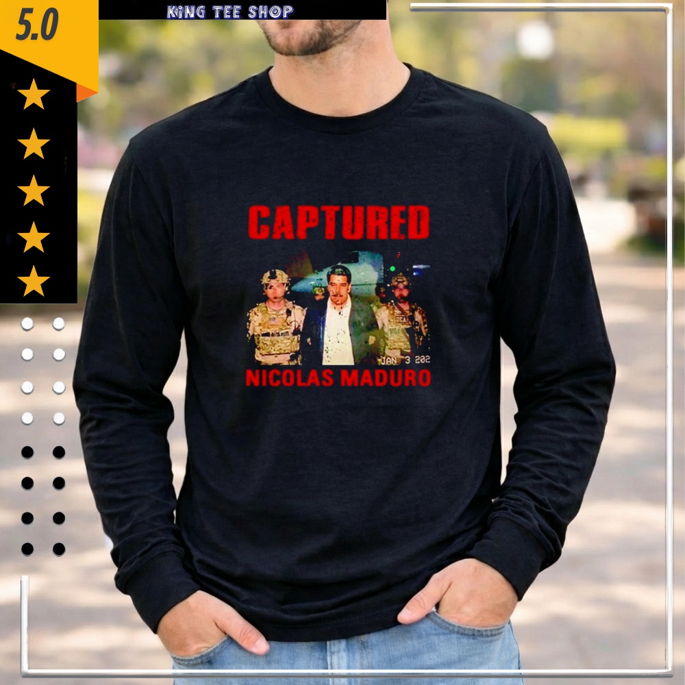 Official Captured Nicolas Maduro Free Venezuela shirt